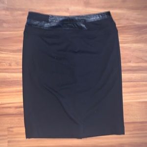 Knee length skirt